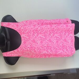 Lilly Pulitzer Vibrant Pink Floral Reversible Sleeveless Top
